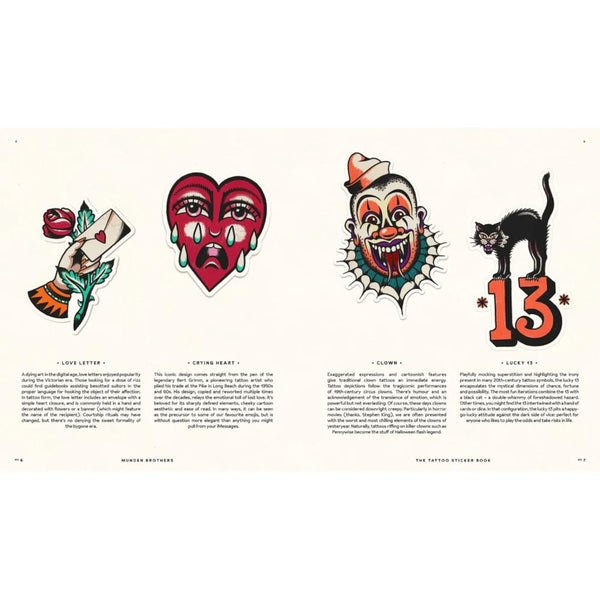 The Tattoo Sticker Book by The Munden Brothers