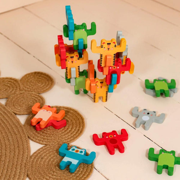 Petit Collage Balancing Game - Animal Acrobats
