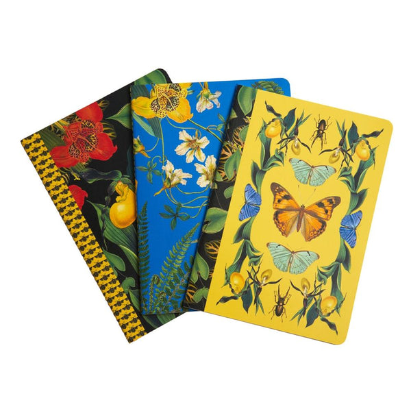 Insight Editions Sewn Notebook 3pk - Art of Nature: Botanical