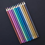 Bazic Metallic Colored Pencils 12pk