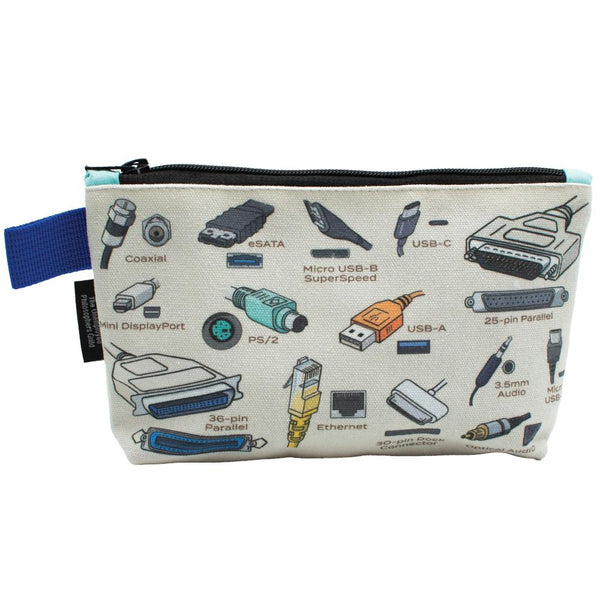 Unemployed Philosophers Guild Zipper Pouch - Cables & Ports