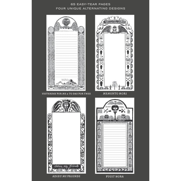 Unemployed Philosophers Guild Notepad - Memo Mori