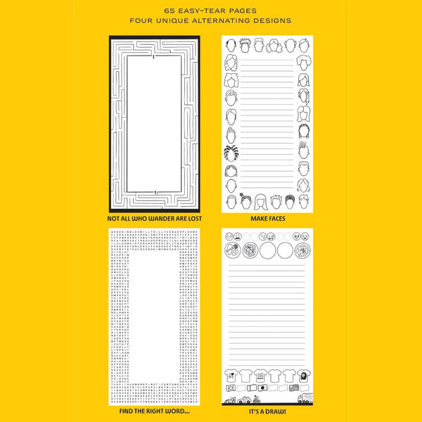 Unemployed Philosophers Guild Notepad - Fun & Games