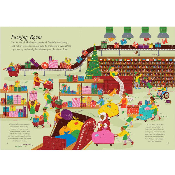 Santa's Workshop Book & Model Kit by Fiona Munro