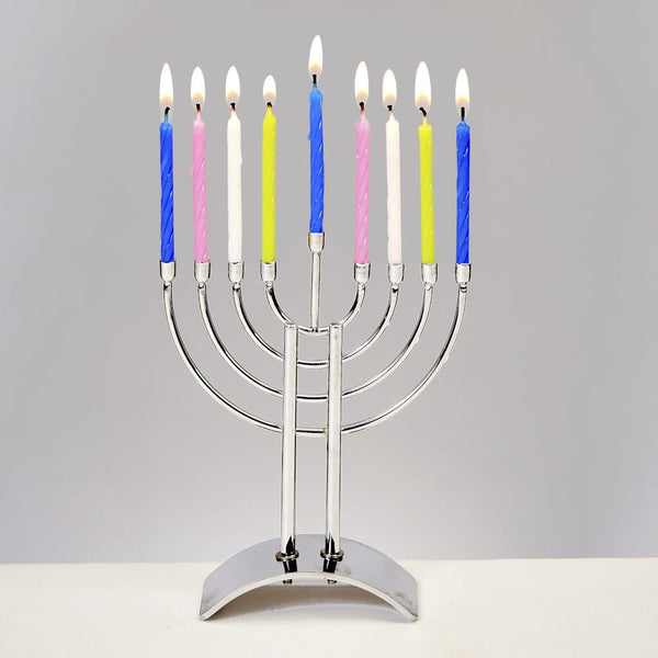 Rite Lite Mini Menorah Set with 24pk Birthday Candles