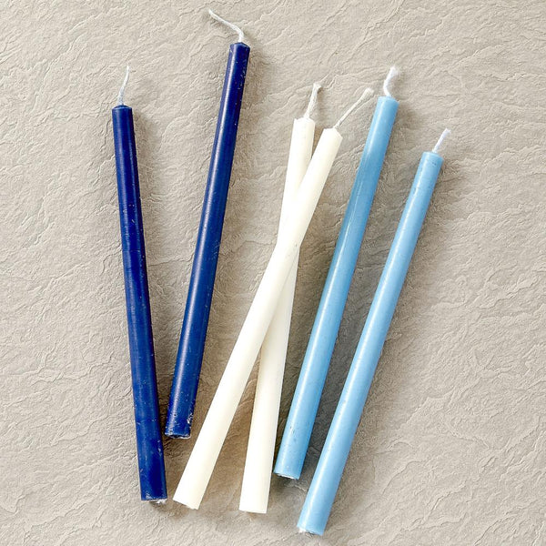 Rite Lite Deluxe Hanukkah Candles 90pk Value Pack, Blue & White