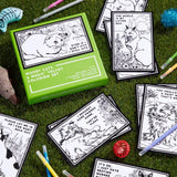 Brass Monkey Magic Velvet Colouring Set - Moody Cats