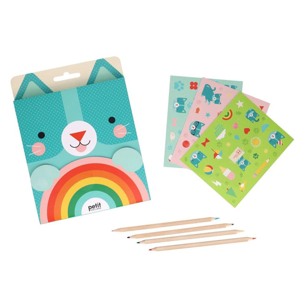 Petit Collage Carry-Along Kitten Sketch Kit