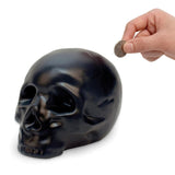 Kikkerland Ceramic Skull Money Bank