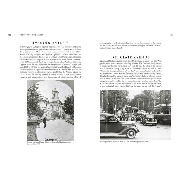 Toronto Street Names: An Illustrated Guide to Their Origins by Leonard Wise & Allan Gould