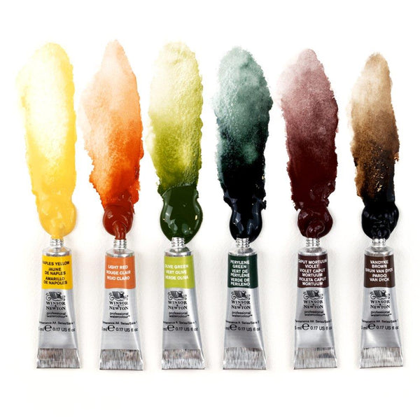 Winsor & Newton Professional Watercolour 6x5ml Rich Earth Set