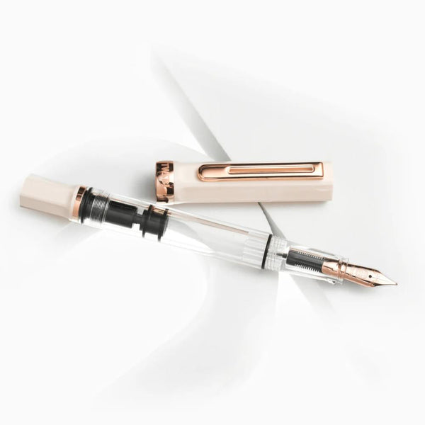 TWSBI ECO Creme RoseGold Fountain Pen, Medium