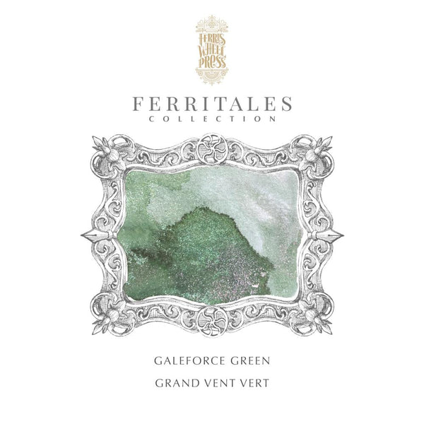 Ferris Wheel Press Bottled Ink - 10ml Galeforce Green