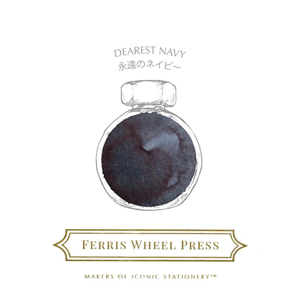 Ferris Wheel Press Bottled Ink - 10ml Dearest Navy