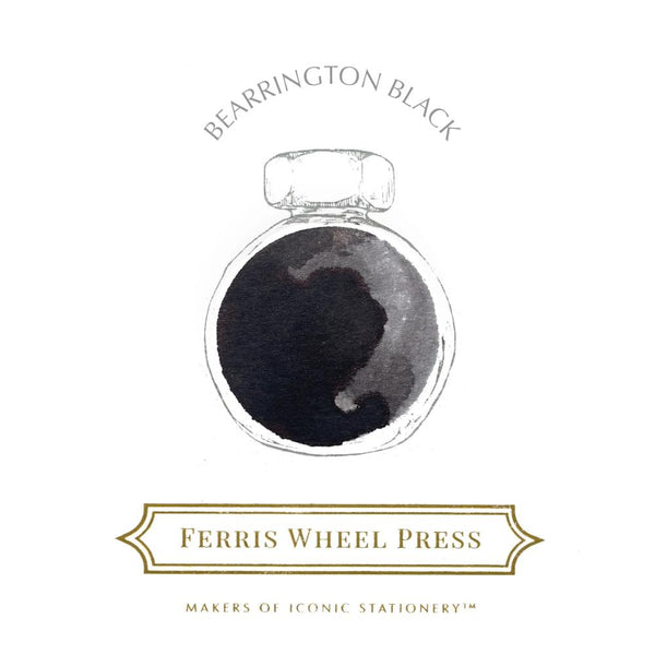 Ferris Wheel Press Bottled Ink - 10ml Bearrington Black