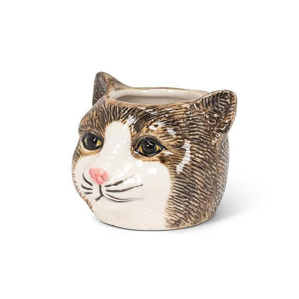 Abbott Planter - Small Tabby Cat