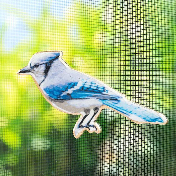 Abbott Two-Sided Screen Door Magnet - Blue Jay