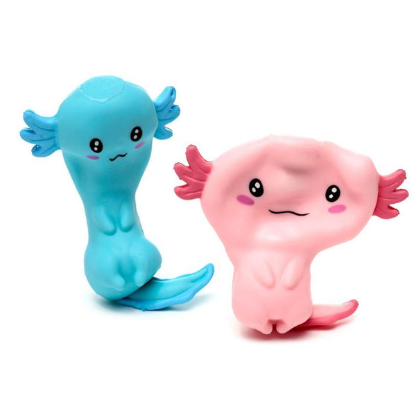 Puckator Stretchies Axolotl Stress Toy, Assorted