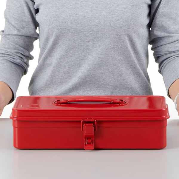 Toyo Steel Trunk Shape Toolbox T-320 Red