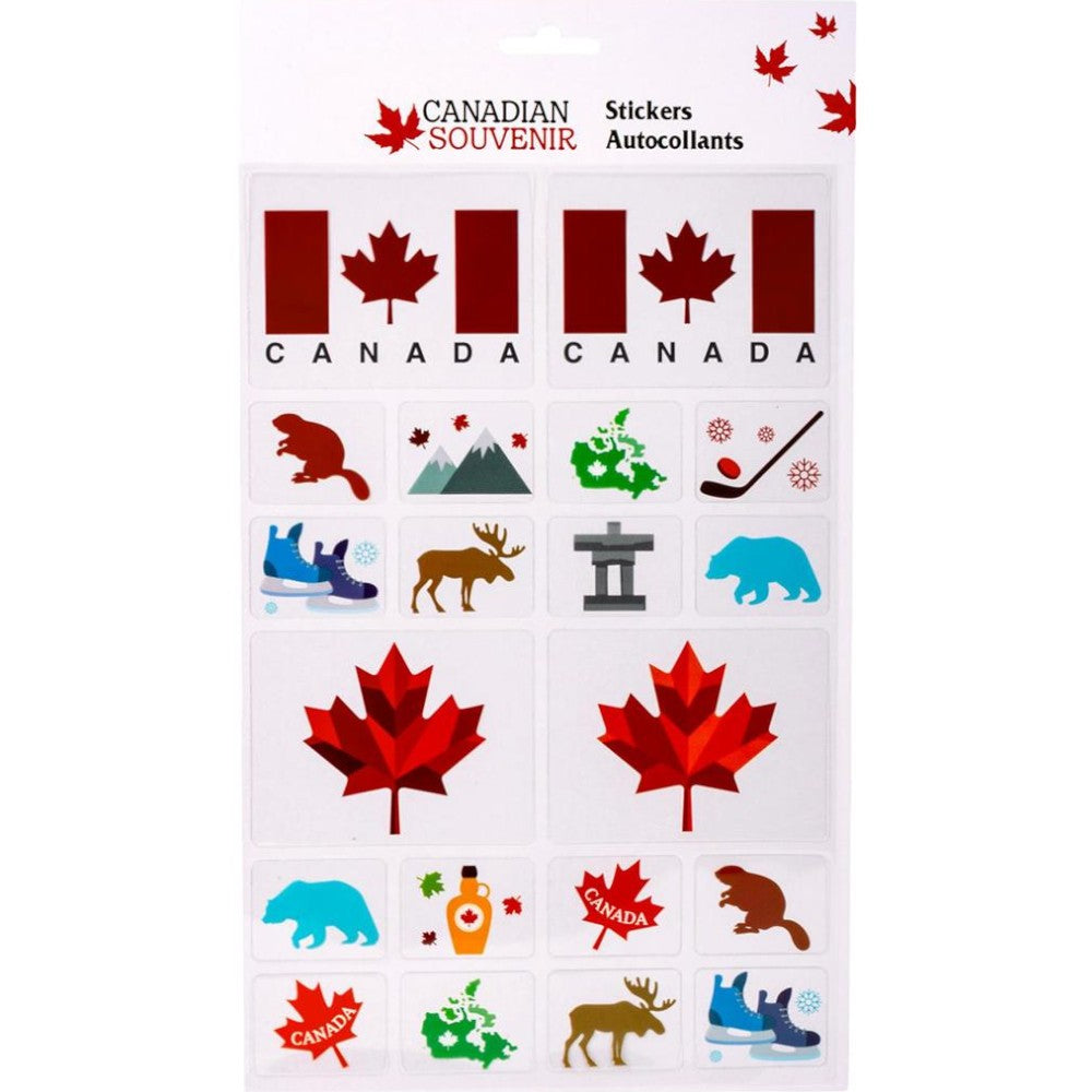 CTG Canadian Souvenir Stickers, Assorted – Midoco Art & Office Supplies