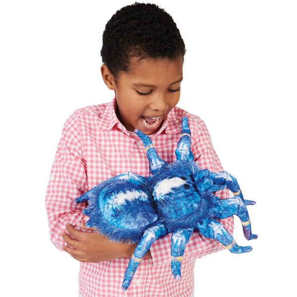 Folkmanis Hand Puppet - Blue Tarantula