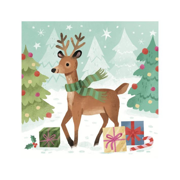 Up With Paper Pop-up Christmas Card, Sleigh Ride Reindeer