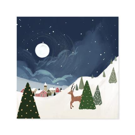 Up With Paper Pop-up Christmas Card - Santa's Sleigh