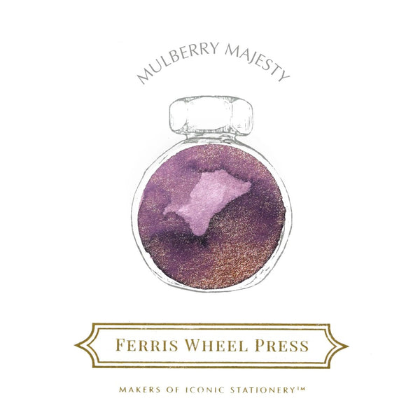 Ferris Wheel Press Bottled Ink - 38ml Mulberry Majesty