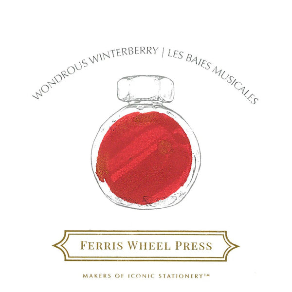 Ferris Wheel Press Bottled Ink - 38ml Wondrous Winterberry