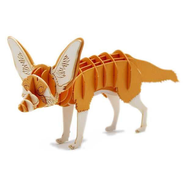 Fridolin 3D Animals Paper Model - Desert Fennec Fox
