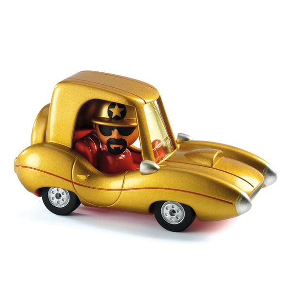 Djeco Crazy Motors Toy Car - Golden Star
