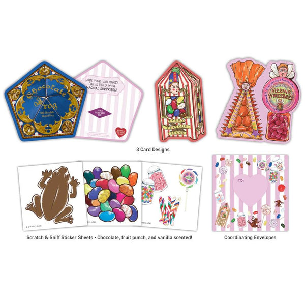 Harry Potter: Honeydukes Scratch & Sniff Sticker Valentines 28pk