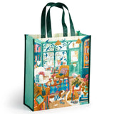 Galison Recycled Tote Bag - Bookshop Afternoon