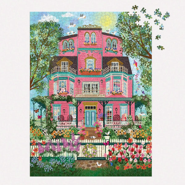 Galison 1000pc Foil Puzzle - Joy Laforme Capeside Victorian