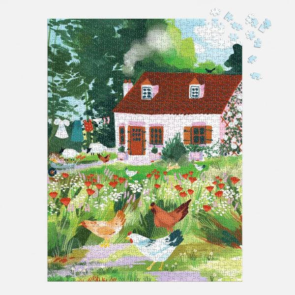 Galison 1000pc Puzzle - Cottage Wildflowers