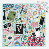 Galison 500pc Foil Puzzle - Purrfect Accessories