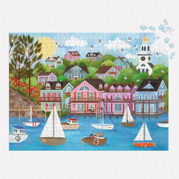 Galison 1000pc Puzzle - Joy Laforme Harbor by the Sea