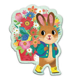 Mudpuppy 48pc Mini Scratch & Sniff Puzzle - Bunny Bouquet