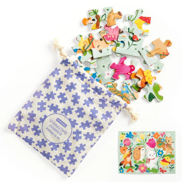 Mudpuppy 36pc Puzzle To Go - Springtime Parade
