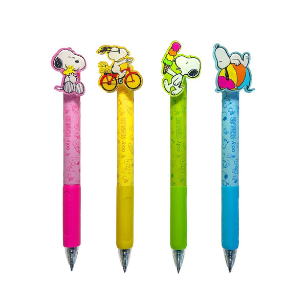 Ooly x Peanuts Retractable Gel Pens 4pk Black Ink