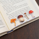 Kikkerland Magnetic Bookmarks 4pk Mushrooms