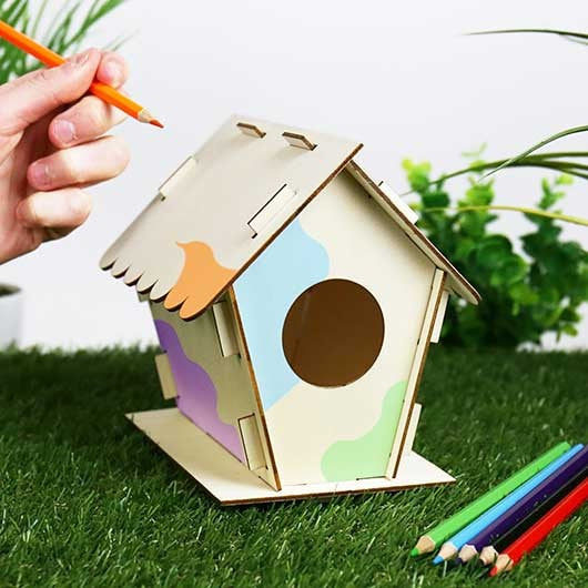 Gift Republic Handmade Habitats DIY Bird House Kit