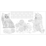 White Star Colouring Book - Relaxing Cats