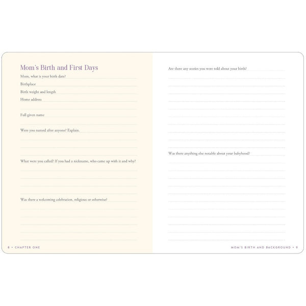 Peter Pauper Press Keepsake Memory Journal - Mom's Story