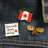 CarolynDraws Enamel Pin - Canada Flag