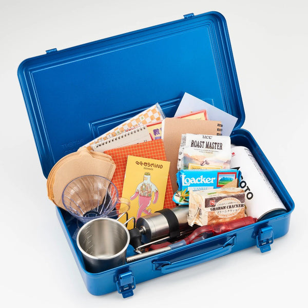 Toyo Steel Trunk Shape Toolbox T-360 Blue
