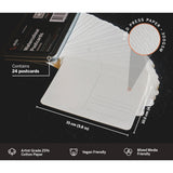 Etchr 25% Cotton Watercolour Postcards 24pk Cold Pressed