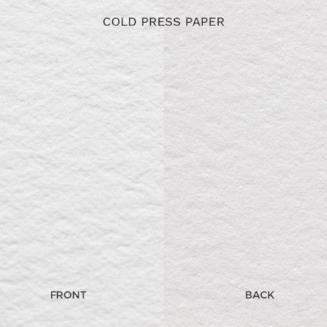 Etchr 100% Cotton Mixed Media Sketchbook, 6" Square, Cold Pressed