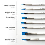 Etchr Gouache Brushes - Set of 8