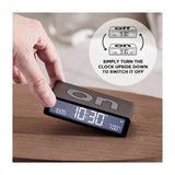 Lexon x Keith Haring Flip+ Reversible LCD Alarm Clock - Happy White
